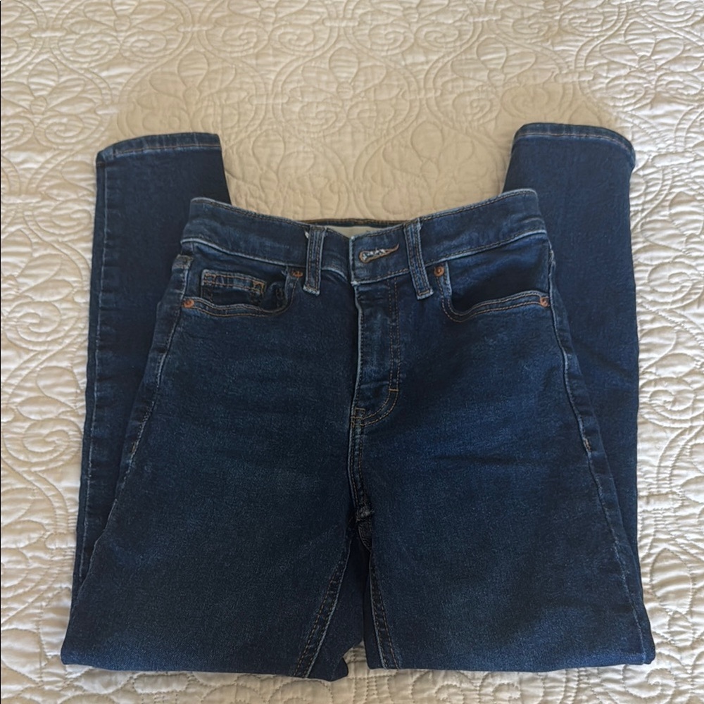 Topshop Blue Slim Fit Jeans